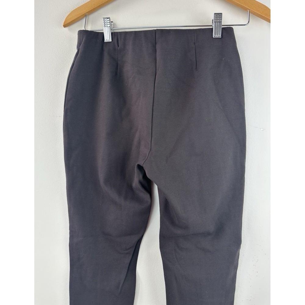 ✨2/$20 J. Jill Ponte Leggings Pleated Brown Pants Small Autumn Fall Minimalist - Picture 11 of 14